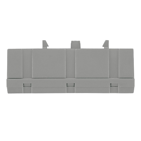 Шина "фаза" L (6х9мм) 10 отверстий латунь серый изолированный корпус на DIN-рейку EKF PROxima sn0-63-10-is - купить по низкой цене в Краснодаре | ЮгКабель