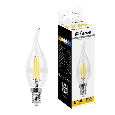 лампа светодиод. led 5w 2700к 530лм е14 30т.ч. c35t (121х35) (аналог 40w) свеча на ветру lb-59 25575 в Краснодаре - купить по низким ценам Лампа светодиод. LED 5W 2700К 530Лм Е14 30т.ч. C35T (121х35) (аналог 40W) свеча на ветру LB-59 25575 - купить по низкой цене в Краснодаре | ЮгКабель