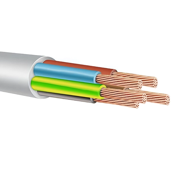 Провод ПВС 5х1,5 белый КЗЕ в каталоге ЮгКабель