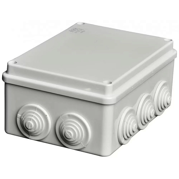 Коробка монтажная ОП 190х140х70 с 10 вводами IP55 (серый) GE41244 в каталоге ЮгКабель