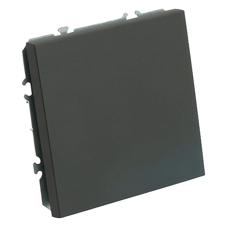 Выключатель СП 1-м механизм (черный уголь) soft touch Эмили RSW10-5103-05 49839