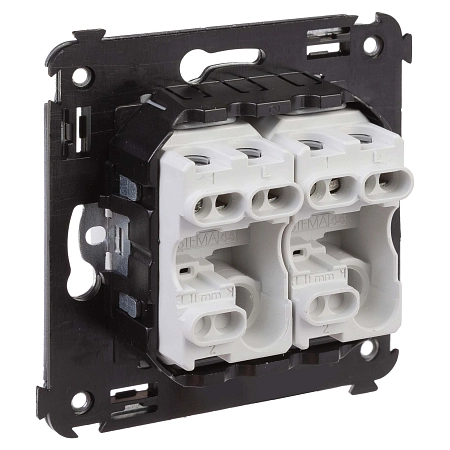 Выключатель двухклавишный в стену, "Avanti", "Белое облако" 4400104 в наличии по выгодной цене. Краснодар. ЮГКАБЕЛЬ.