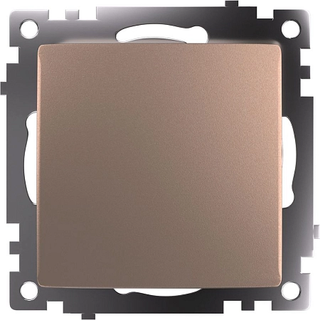 Выключатель 1-клавишный (механизм) 250В, 10А, серия Катрин, GLS10-7103-02, шампань 39589 в наличии по выгодной цене. Краснодар. ЮГКАБЕЛЬ.