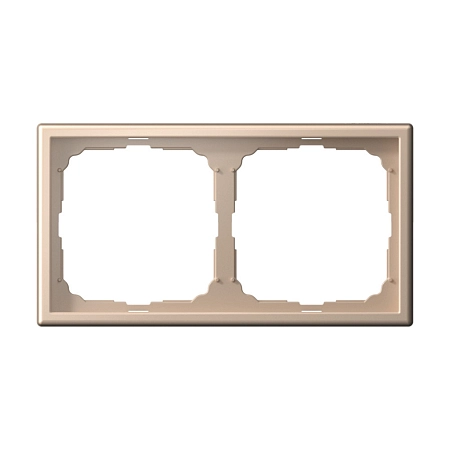 Рамка 2-местная универсальная песочный ARTGALLERY GAL001202