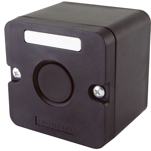 Пост кнопочный ПКЕ 222/1 (черная кнопка) IP54 Электродеталь в каталоге ЮгКабель