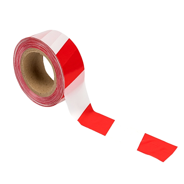 Лента оградительная ЛО "Красно-белая" 75х100 35мкм EKF Basic lo-75x100-bas в каталоге ЮгКабель