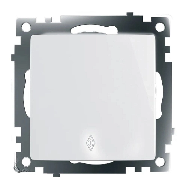 Переключатель 1-клавишный перекрестный (механизм), 250В, 10А, серия Катрин, GLS10-7110-01, белый 49176 в каталоге ЮгКабель