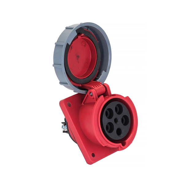 Розетка силовая 3-ф., 16А, 380В, IP67 (5-п, стацс. внутр.)  PROxima ps-4152-16-380 Розетка силовая 3-ф., 16А, 380В, IP67 (5-п, стацс. внутр.)  PROxima ps-4152-16-380 в каталоге ЮгКабель