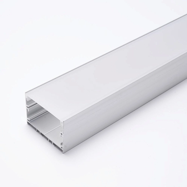Профиль для LED-ленты накладной 2000х50х35 серебро (2 заглушки, экран, 4 крепежа) CAB257 10368 Профиль для LED-ленты накладной 2000х50х35 серебро (2 заглушки, экран, 4 крепежа) CAB257 10368 в каталоге ЮгКабель