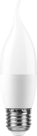 Лампа светодиод. LED 11W 4000К 935Лм Е27 30т.ч. CB35 (124х37) (аналог 110W) свеча на ветру LB-770  25953