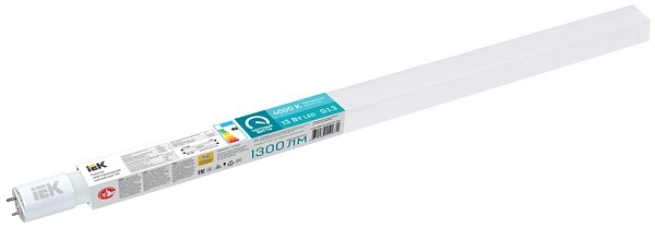 Лампа светодиод. 13W 4000К 1300Лм G13 T8 220V (600мм.) (аналог L18) матовая LLE-T8R-13-230-40-G13 Лампа светодиод. 13W 4000К 1300Лм G13 T8 220V (600мм.) (аналог L18) матовая LLE-T8R-13-230-40-G13 в каталоге ЮгКабель