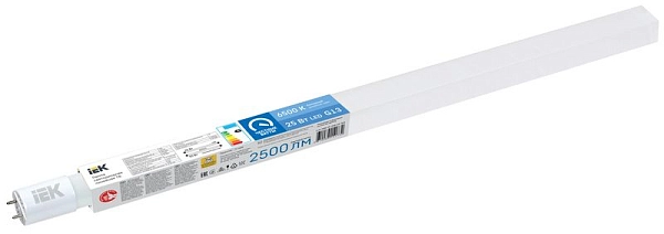 Лампа светодиод. 13W 6500К 1300Лм G13 T8 220V (600мм.) (аналог L18) матовая LLE-T8R-13-230-65-G13 Лампа светодиод. 13W 6500К 1300Лм G13 T8 220V (600мм.) (аналог L18) матовая LLE-T8R-13-230-65-G13 в каталоге ЮгКабель