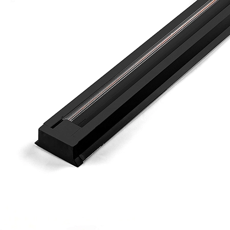 Шинопровод для трековых светильников 3м (черный) токовод, заглушка и крепление, CAB1007 51892