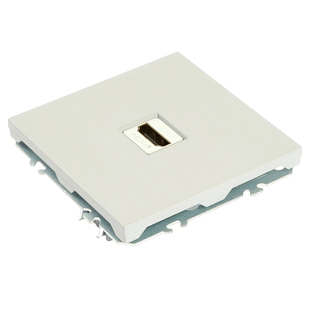 Розетка СП HDMI 2.0 Type A механизм (белый фарфор) soft touch Эмили RST00-5118-01 50163