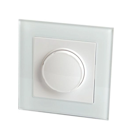 Выключатель электрический (диммирующий), серия Катрин, GLS10-7006-01, белый в сборе  39248 в наличии по выгодной цене. Краснодар. ЮГКАБЕЛЬ.