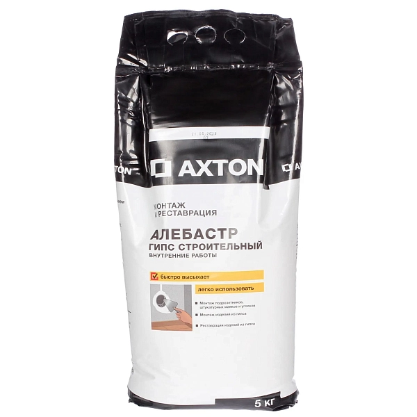Алебастр Axton 5 кг Axton Алебастр Axton 5 кг Axton в каталоге ЮгКабель