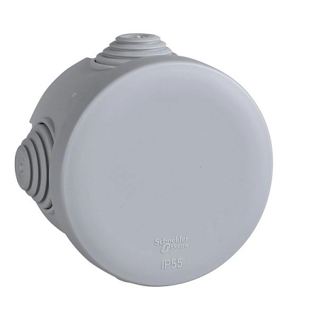 Коробка монтажная ОП 65х45 с 4 вводами IP55 (серый) IMT35093 - купить по низкой цене в Краснодаре | ЮгКабель