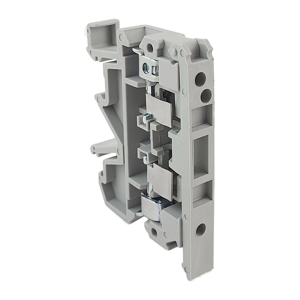 Зажим на DIN-рейку  0,2-4 мм2  (JXB-4/35 тип RD) серый для плавких вставок EKF PROxima plc-jxb-4/35RD-gy в каталоге ЮгКабель