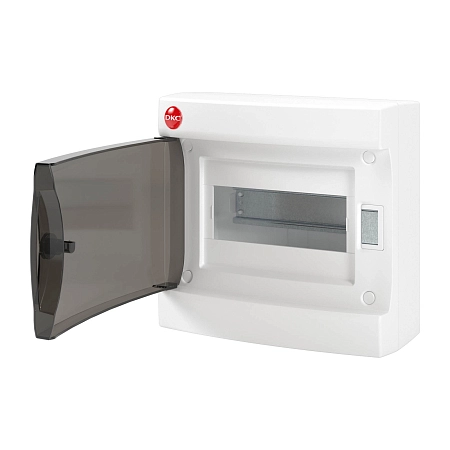 Щит настен.   8 мод. (207х197х101) IP41 белый, с дверцей, с усил. клем.блок., RAMbase (под остаток) 84708 - купить по низкой цене в Краснодаре | ЮгКабель