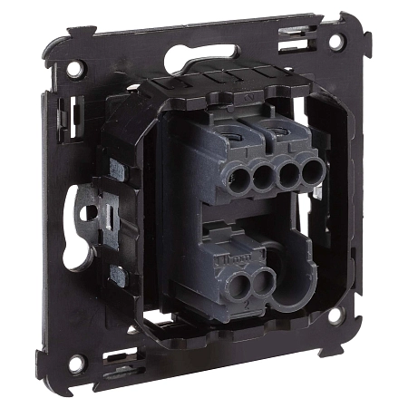 Выключатель одноклавишный в стену, "Avanti", "Черный квадрат" 4402103 в наличии по выгодной цене. Краснодар. ЮГКАБЕЛЬ.