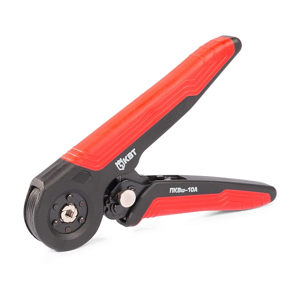 Пресс-клещи ПКВш-10А серия ПРОФИ (кримпер) для опрессовки втулочных наконечников 101398 в каталоге ЮгКабель