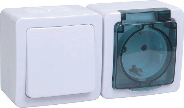 Выключатель 1-м - розетка 1-м ОП с з/к IP54 (белый) кр. дым. ГЕРМЕС PLUS EBGMP20-K03-31-54-EC Выключатель 1-м - розетка 1-м ОП с з/к IP54 (белый) кр. дым. ГЕРМЕС PLUS EBGMP20-K03-31-54-EC в каталоге ЮгКабель