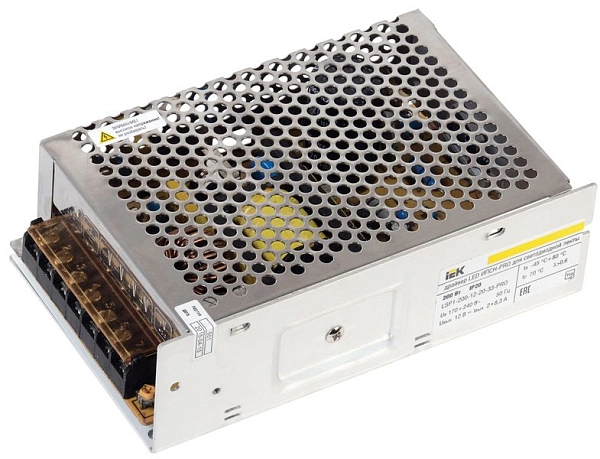 Блок питания к светодиодной ленте 220/12V 200W IP20 LSP1-200-12-20-33-PRO Блок питания к светодиодной ленте 220/12V 200W IP20 LSP1-200-12-20-33-PRO в каталоге ЮгКабель