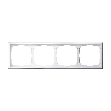 Рамка 4-местная универсальная белый ARTGALLERY GAL000104