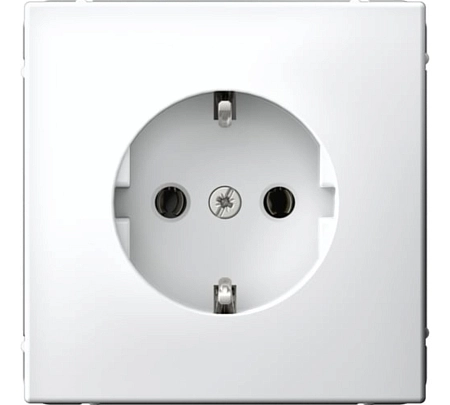 Розетка СП 1-м с з/к с быстрозажим. клем. механизм белый ARTGALLERY GAL000143S