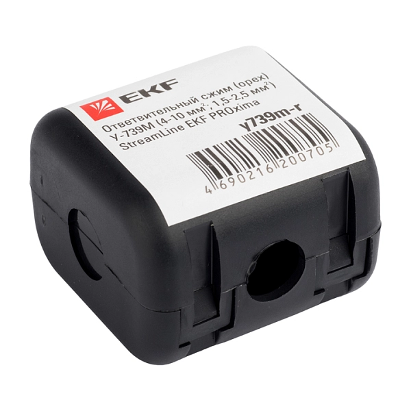 Сжим сечен. (4-10 мм2; 1,5-2,5 мм2) У739М розничный стикер StreamLine y739m-r в каталоге ЮгКабель