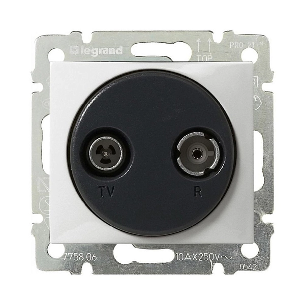 Розетка СП ТВ/Радио-1 кабельн. сеть механизм (белый) Valena  774432 Розетка СП ТВ/Радио-1 кабельн. сеть механизм (белый) Valena  774432 в каталоге ЮгКабель