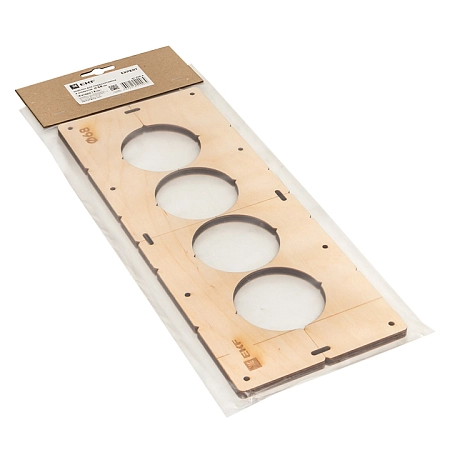 Шаблон для подрозетников c 4 отв, диам, 68 мм EKF Expert sh-d68-4