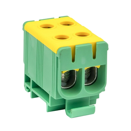 Клемма 2Р 16-50 кв.мм. КВС , PE , ж/з EKF PROxima plc-kvs2-16-50-y-green