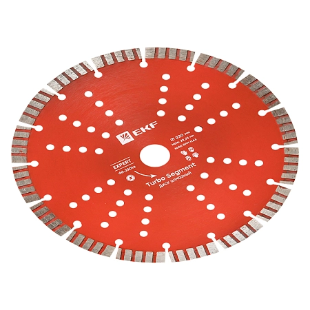 Диск алмазный Turbo Segment (230х22.23 мм) EKF Expert dd-230ts - купить по низкой цене в Краснодаре | ЮгКабель
