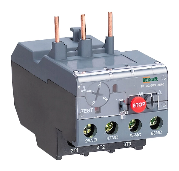 Реле тепловое для контакторов 09А-25А 2.5А-4.0А 23162DEK Реле тепловое для контакторов 09А-25А 2.5А-4.0А 23162DEK в каталоге ЮгКабель