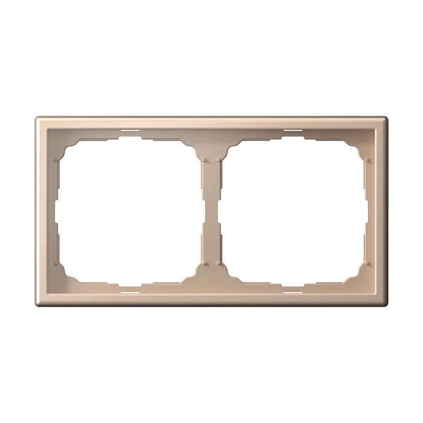 Рамка 2-местная универсальная песочный ARTGALLERY GAL001202 в каталоге ЮгКабель