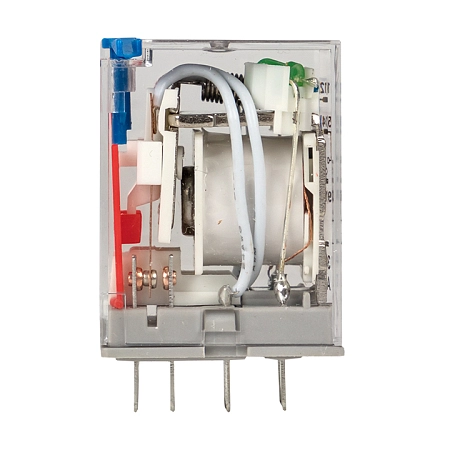 Реле промежуточное с кнопкой и мех. Индикацией RPAt 22/4 5A 24В DC EKF AVERES rpat-22-4-24DC - купить по низкой цене в Краснодаре | ЮгКабель