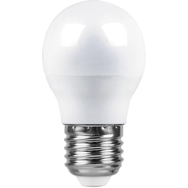 Лампа светодиод. LED  9W 4000К 820Лм Е27 30т.ч. G45 (82х45) (аналог 90W) шар LB-550 25805 Лампа светодиод. LED  9W 4000К 820Лм Е27 30т.ч. G45 (82х45) (аналог 90W) шар LB-550 25805 в каталоге ЮгКабель