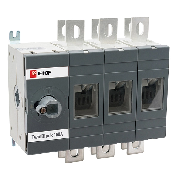 Рубильник   250A 3P реверсивный без рукоятки управления TwinBlock EKF tb-s-250-3p-rev в каталоге ЮгКабель