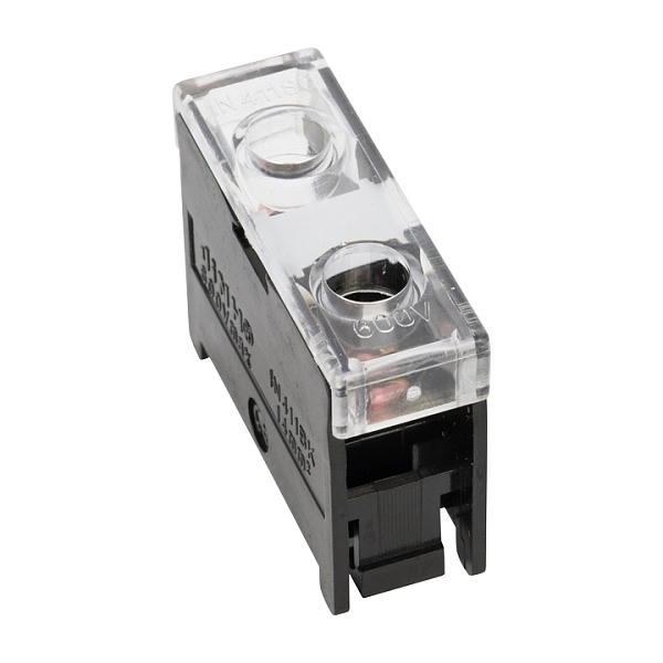 Блок зажимов 16 мм2    60A 1 клеммная пара на DIN-рейку БЗД-1 EKF PROxima bzd-16001 в каталоге ЮгКабель