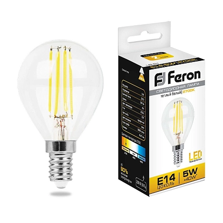 лампа светодиод. led 5w 2700к 530лм е14 30т.ч. g45 (74х45) (аналог 40w) шар lb-61 25578 в Краснодаре - купить по низким ценам Лампа светодиод. LED 5W 2700К 530Лм Е14 30т.ч. G45 (74х45) (аналог 40W) шар LB-61 25578 - купить по низкой цене в Краснодаре | ЮгКабель