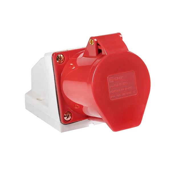 Розетка силовая 3-ф., 16А, 380В, IP44 (4-п, стацс. наруж.)  PROxima ps-114-16-380 Розетка силовая 3-ф., 16А, 380В, IP44 (4-п, стацс. наруж.)  PROxima ps-114-16-380 в каталоге ЮгКабель