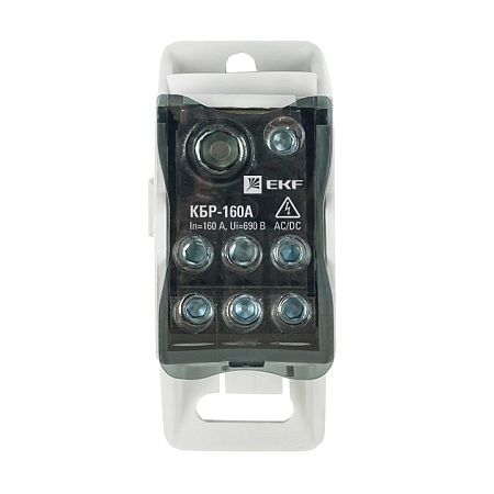 Распределительный блок на DIN-рейку 160А-КБР и монтажную панель EKF PROxima plc-kbr160 - купить по низкой цене в Краснодаре | ЮгКабель