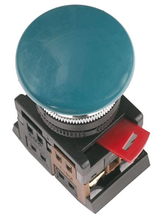 Кнопка АЕА-22  "Грибок" зелёный d22мм  1з 1р BBG30-AEA-K06