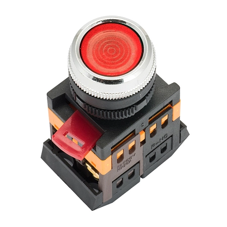 Кнопка ABLFS-22 с подсветкой красный NO NC 230В EKF PROxima ablfs-22-r