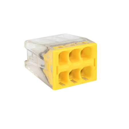Клемма миниатюрная 6х-2,5 (с пастой) (4шт/уп.) plc-smk-2273-246r