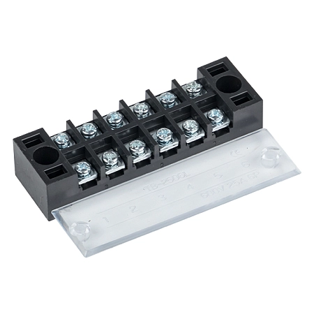 Блок зажимов  2,5 мм2  25A  6 клеммных пар TB-2506 EKF PROxima tb-2506 - купить по низкой цене в Краснодаре | ЮгКабель