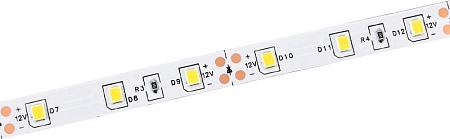 Лента светодиодная   8 мм   60 диодов 12V   (3м) IP20 (тепло-белый) 1м-4,8 W LSR1-1-060-20-3-03