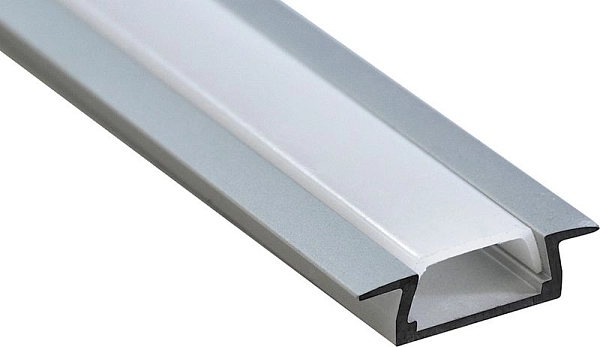 Профиль для LED-ленты встраиваемый 2000х22х6 серебро (2 заглушки, экран, без крепежей) CAB251 10265 Профиль для LED-ленты встраиваемый 2000х22х6 серебро (2 заглушки, экран, без крепежей) CAB251 10265 в каталоге ЮгКабель