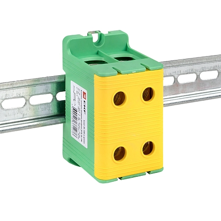 Клемма 2Р 35-150 кв.мм. КВС , PE , ж/з EKF PROxima kvs2-35-150-y-green - купить по низкой цене в Краснодаре | ЮгКабель